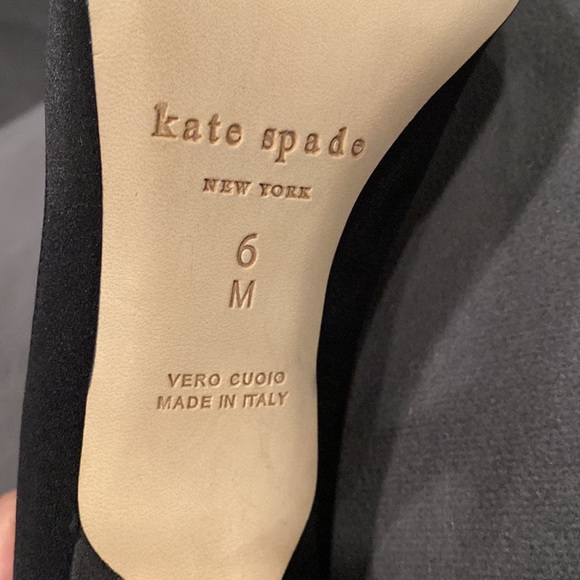 Kate Spade Jackie Heels in black, size 6 - Picture 9 of 10